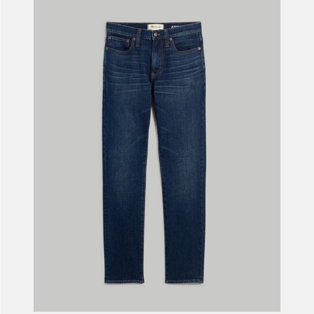 Madewell Men's Authentic Flex Denim Slim Fit Blue Jeans Size 28X30 MSRP $138